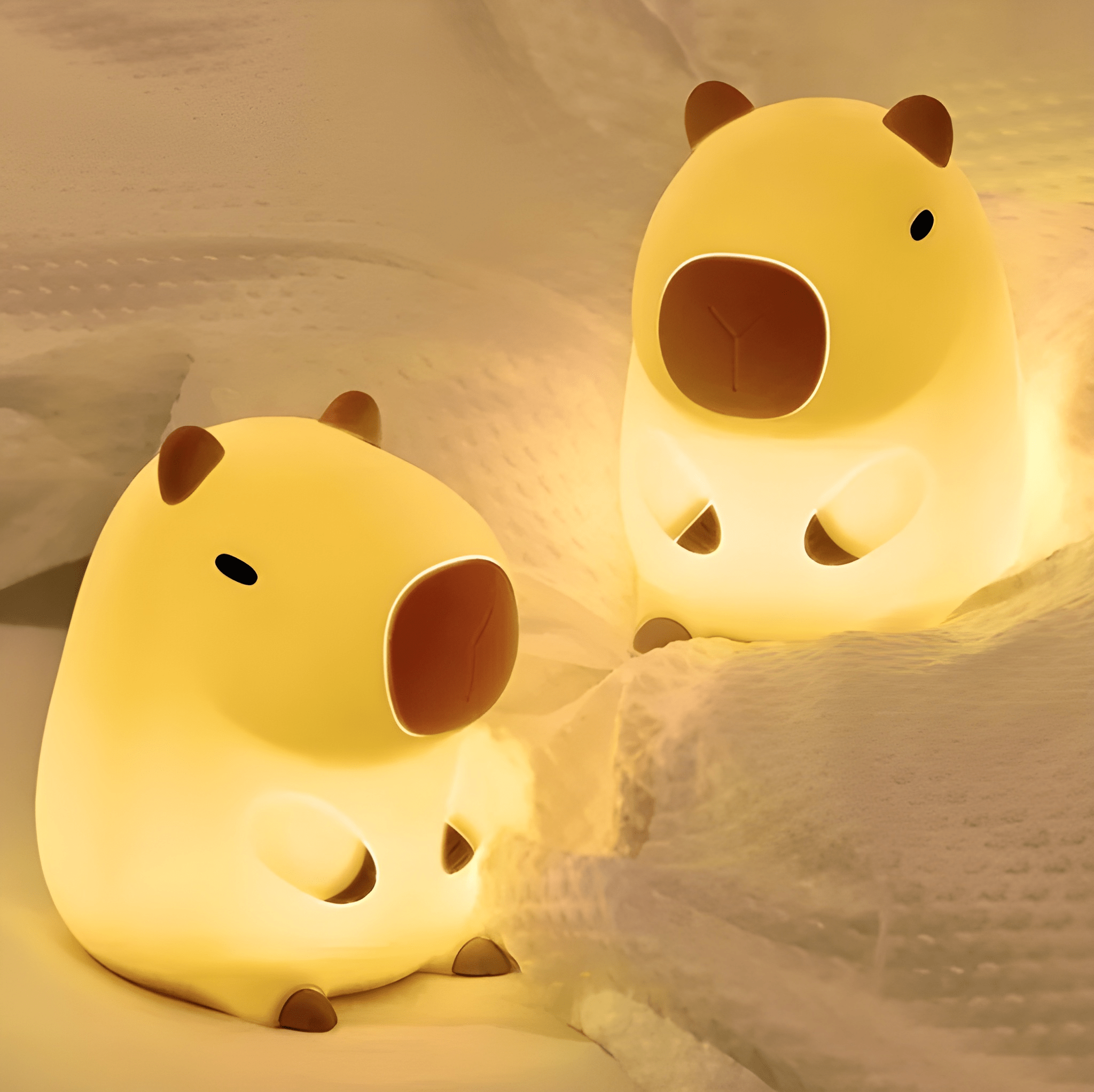 Silicone Capibara nachtlamp