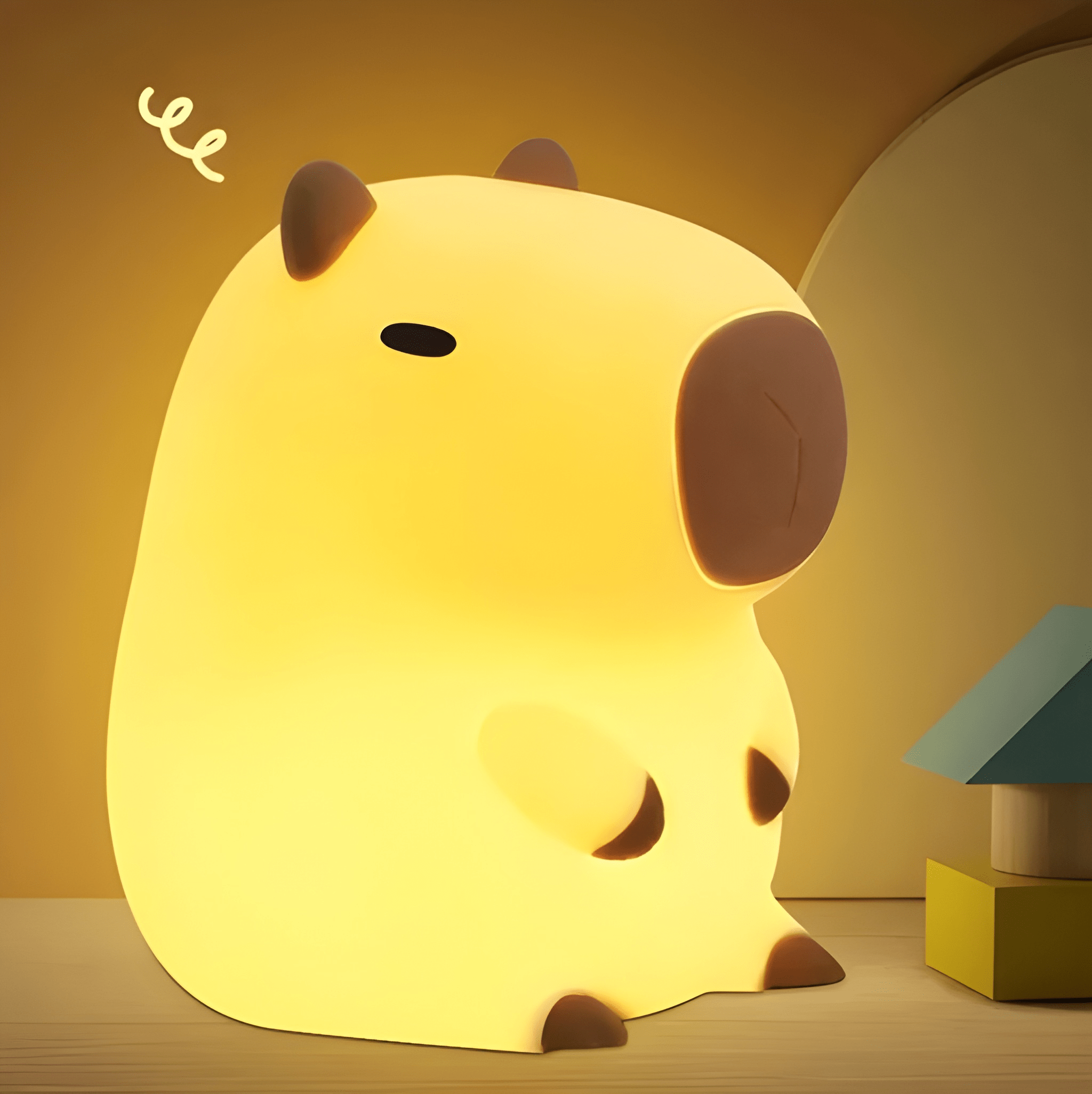 Silicone Capibara nachtlamp