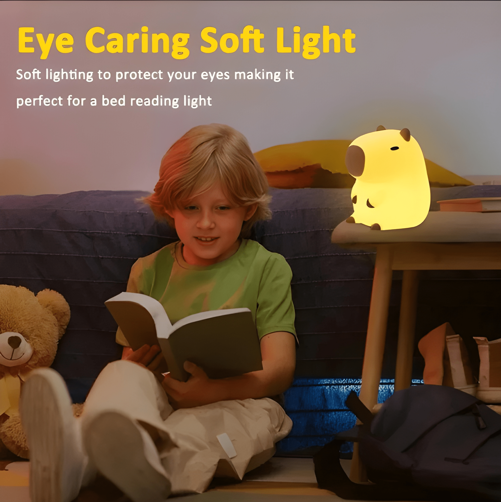 Silicone Capibara nachtlamp