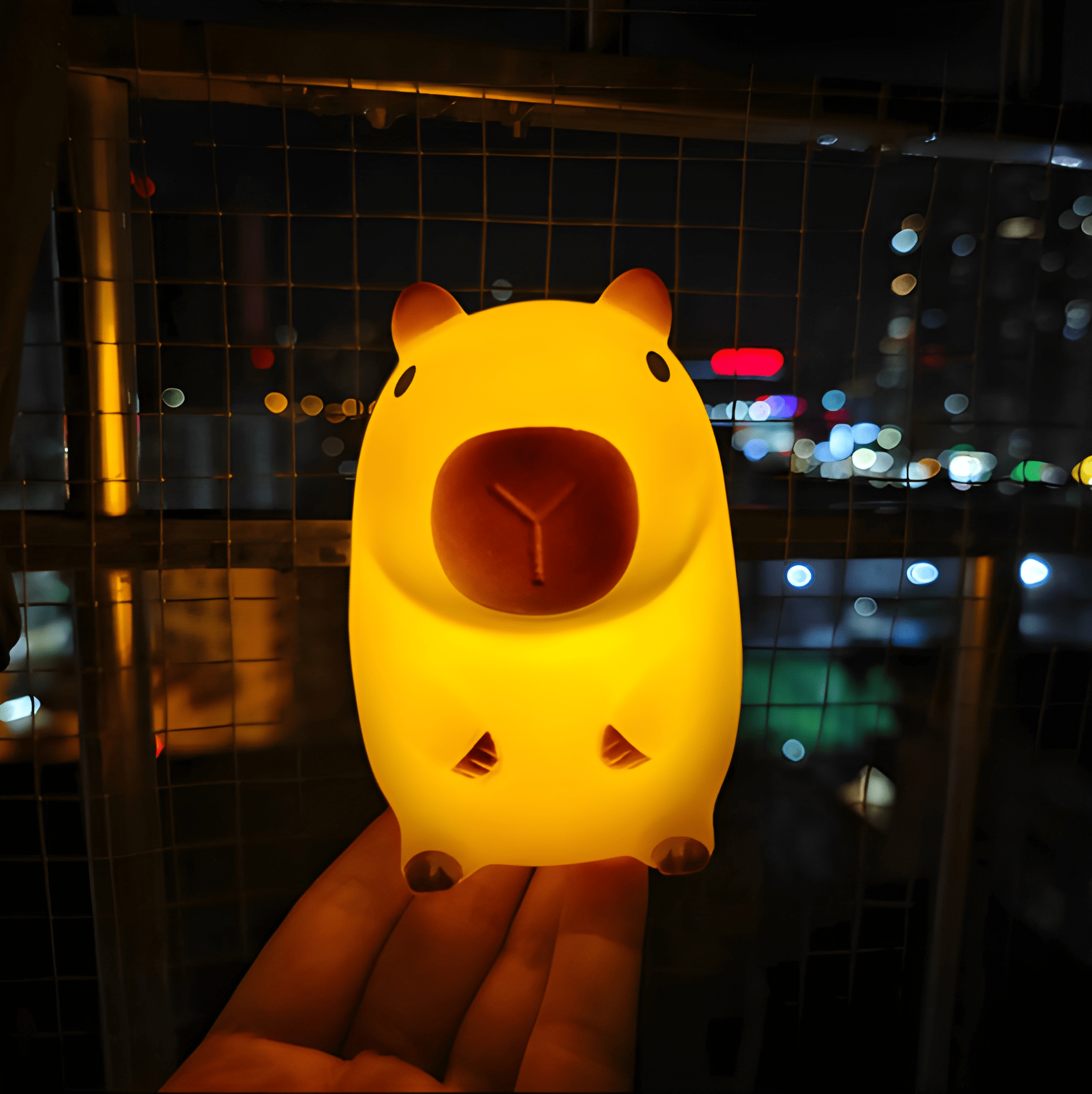 Silicone Capibara nachtlamp